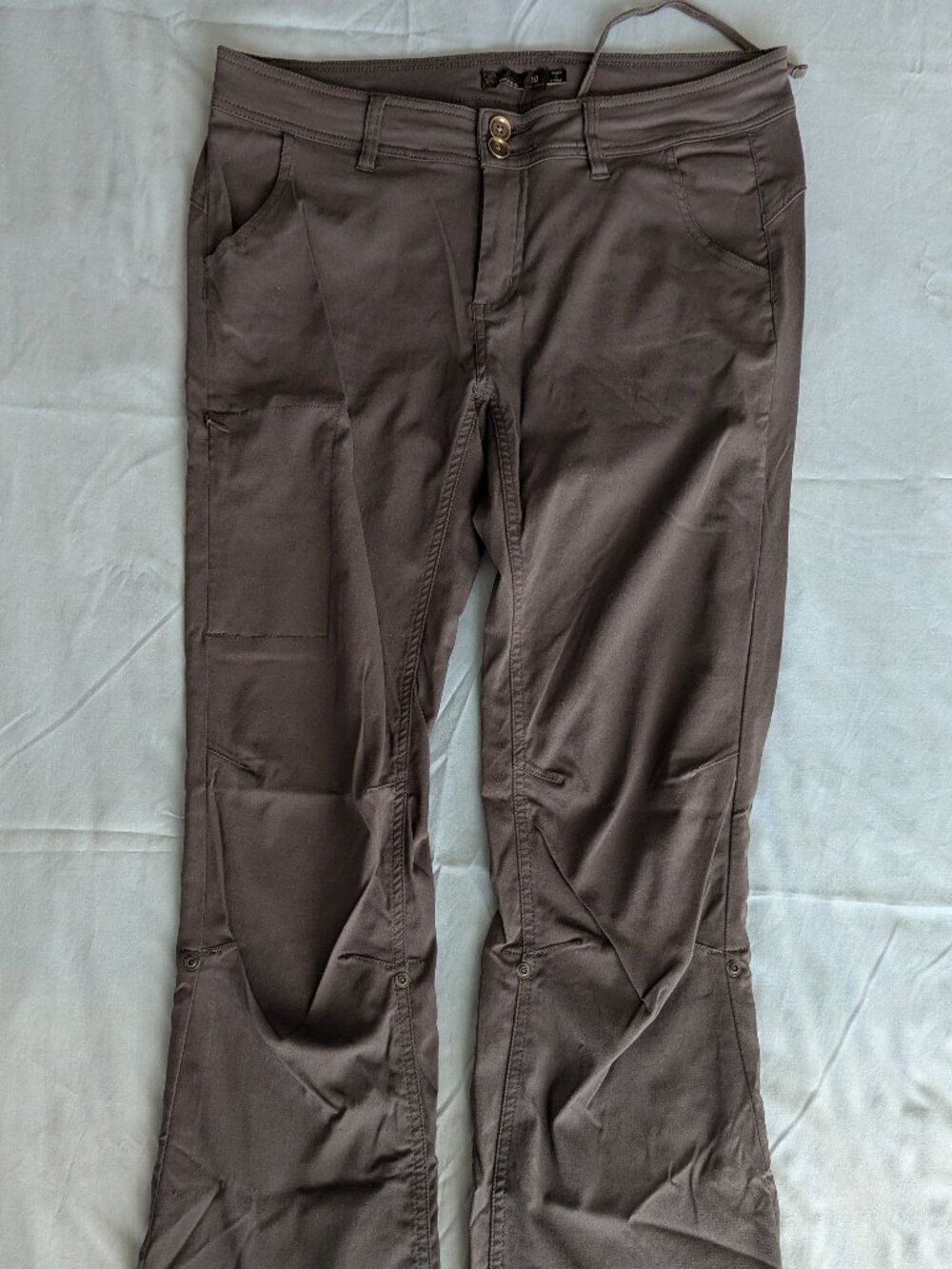 Prana Women's Stretch Zion Halle Pant - Charcoal Size 10